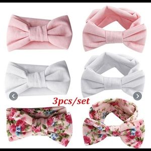 SALE 2 for $20. Mix & Match! Baby 3pcs Cotton Headbands